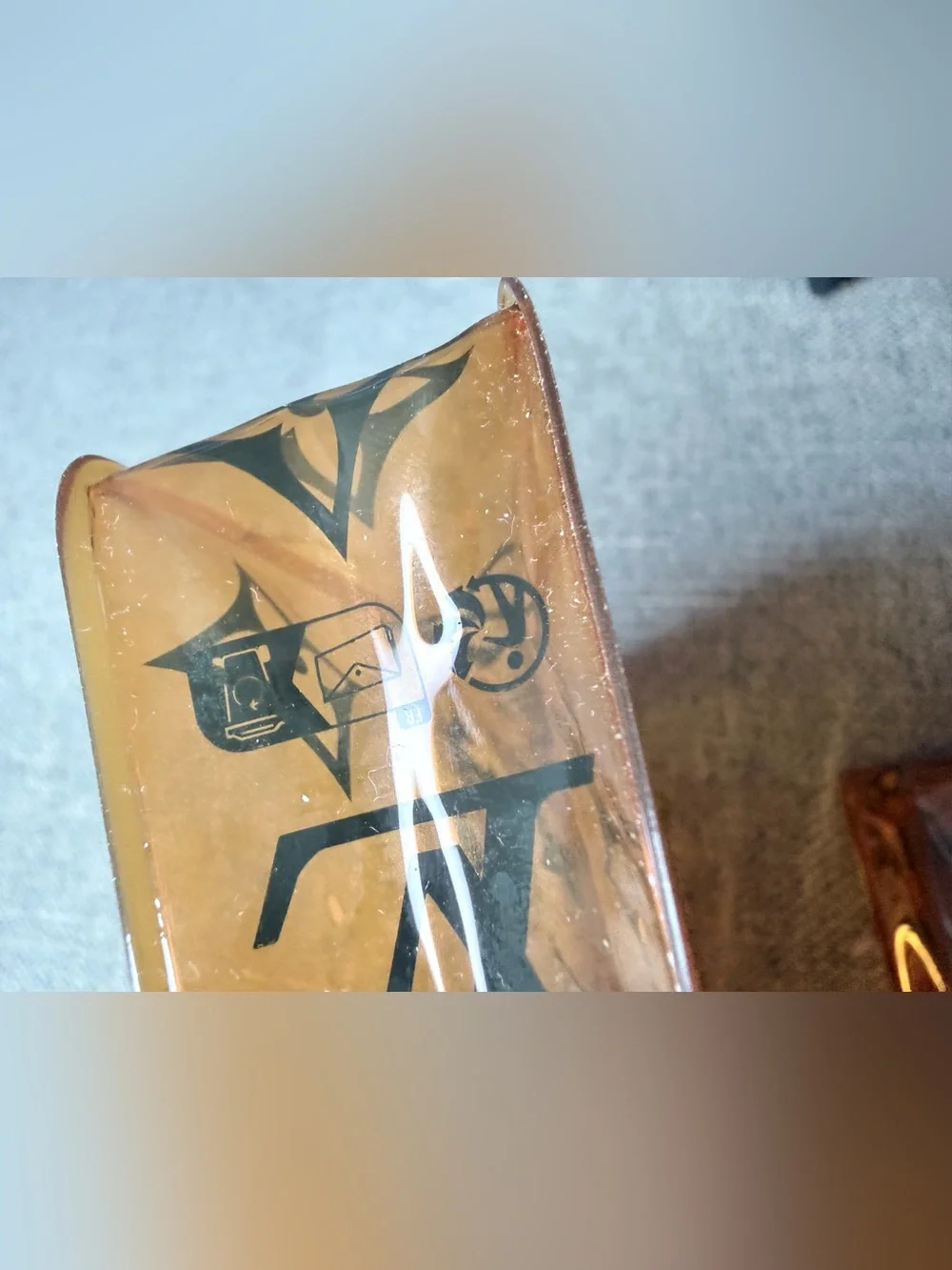 Louis Vuitton monogram PVC transparent swimsuit/beach pouch